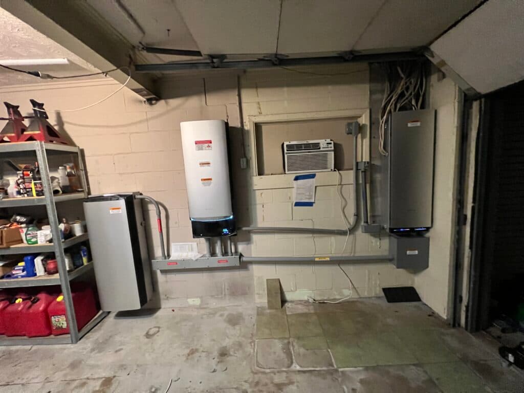 Home in Macon with newly installed solar panels